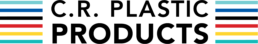 Symmetrical edge bars: left and right columns with five horizontal color bars (teal, dark blue, red, yellow, teal).